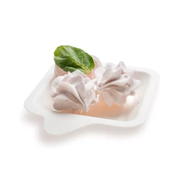 Compostable Eco-friendly Sugarcane Bagasse Square Cake Dishes